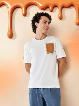 LOTTO - White Hot Sauce Pocket T-Shirt for Men