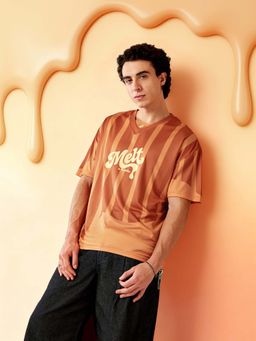 LOTTO - Orange Hot Sauce Baseball T-Shirt for Men
