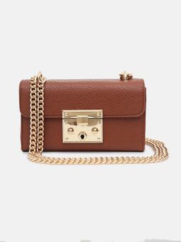 Kazo - Mesmerize Gold Lock Sling Bag (S)