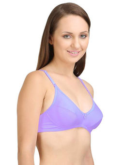 Bodycare - Perfect Coverage Bra In Coral-T Sky-Purple Color (Pack of 3)