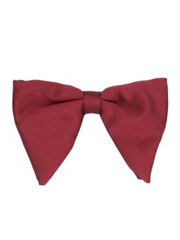 The Tie Hub - Maroon Microfiber Butterfly Bow Tie