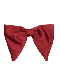 The Tie Hub - Maroon Silk Butterfly Bow Tie