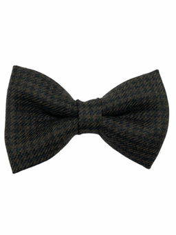 The Tie Hub - Houndstooth Brown Bow Tie