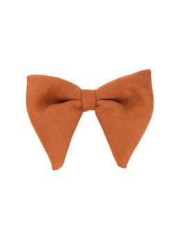 The Tie Hub - Orange Suede Butterfly Bow Tie