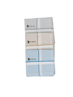 The Tie Hub - Multi-Color Small Checks Handkerchief for Men