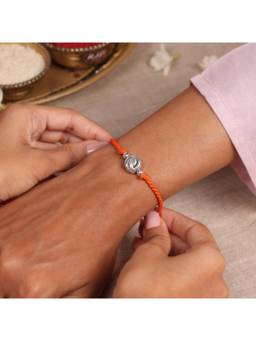 Mia by Tanishq - 925 Sterling Silver Eternal Knot Rakhi