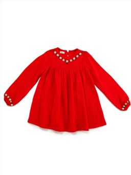 KOALA KIDZ - Girls Embroidered Empire Dress