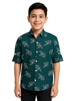 CAVIO - Boys Full Sleeves Embroidered Shirt