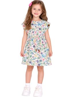 TotzTouch - Girls New Stylish Printed Rope Style Dress