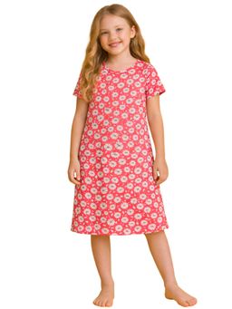 TotzTouch - Stylish Printed Cotton Night Dress