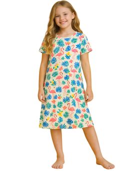 TotzTouch - Stylish Printed Cotton Night Dress