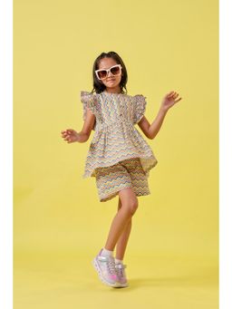 The Little Trunk - Chevron Printed Co-Ord Set