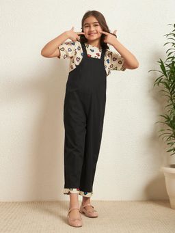 Bugandbees - Black Jumpsuit With Short Top