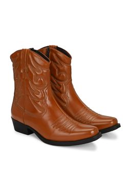 Delize - Mens Tan Cowboy Casual Boots