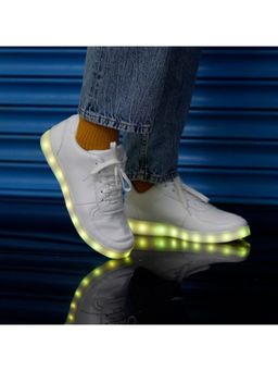 The Quirky Naari - Light Me Up Sneakers White