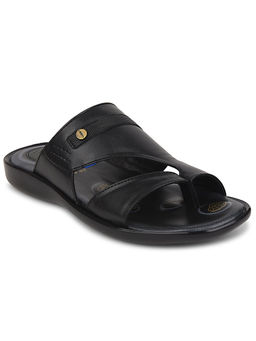 LIBERTY - Coolers Zaky-110 Black Casual Sandal for Men