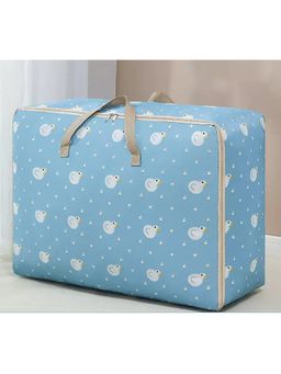 House of Quirk - Blue Fabric Extra Large Oversized Handy Laundry Storage Bag