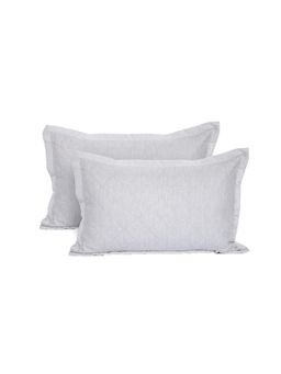 Maspar - Grey Soft & Stylish Cotton 2 Pillow Covers (20x30 inch)
