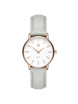 MVMT - Avenue Quartz White Round Dial Womens Watch - D-MA01-RGGR