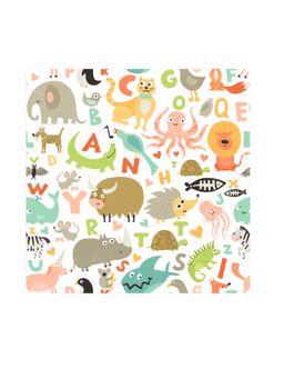 Smartserve - MDF Square Coaster Set of 6, 10*10 cm