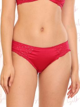 2PEACE - Seraphic Blush Silk Panty Pink