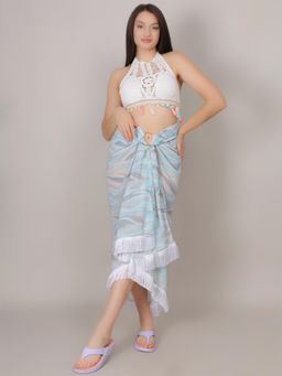 Mod & Shy - Printed Wrap Around Sarong Cover Up