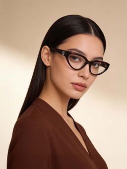 Guess - Eyewear For Women With Shiny Brown Demi Acetate Frame - (53)