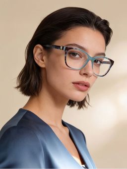 Guess - Eyewear for Women with Blue Acetate Frame (53)