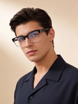 Guess - Eyewear for Men with Shiny Black-Crystal Acetate Frame (53)