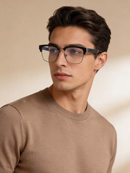Guess - Eyewear for Men with Matt Black-Matt Gun Acetate Frame (51)