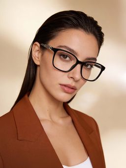 Guess - Eyewear for Women with Shiny Black Acetate Frame (51)