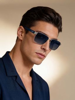 Guess - 100% Uv Protected Polarized Square Sunglasses (GUS003295790DSG) (57)