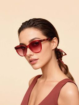 IDEE - Red S2646 C3 54 Cat Eye Frame Style Sunglasses_IDS2646C3SG