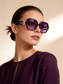 IDEE - S2860 C4P 56 Violet Lens Sunglasses for Women (56)