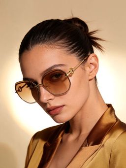 IDEE - S2867 C1 60 Brown Lens Sunglasses for Women (60)