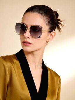 IDEE - S2870 C4 58 Grey Lens Sunglasses for Women (58)