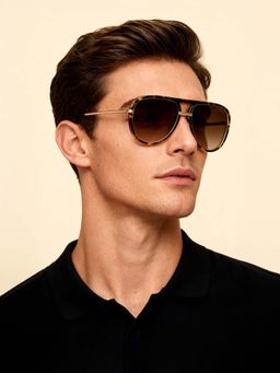 IDEE - IDS2938C2SG - UV Protected Gradient Mirror Sunglasses for Men (58)