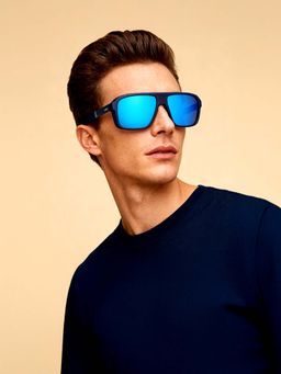 IDEE - IDS2992C3SG - UV Protected Solid Mirror Sunglasses for Men (59)