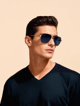 IDEE - IDS3002C5PSG - UV Protected Polarized and Solid Mirror Sunglasses for Men (57)