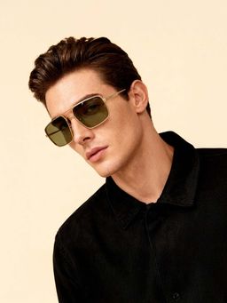 IDEE - IDS3003C4SG - UV Protected Solid Mirror Sunglasses for Men (57)