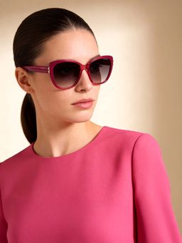 IDEE - Grey Square 100% Uv Protected Sunglasses For Women Size 57