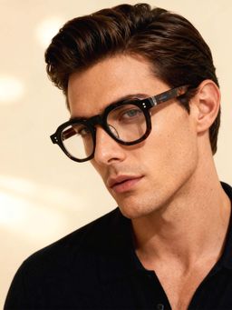 IDEE - Black Full Rim Round shaped eyewear for Men (ID2061C2FR) (46)