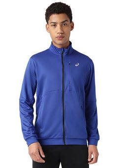 ASICS - Men Blue Chest Pocket Jacket