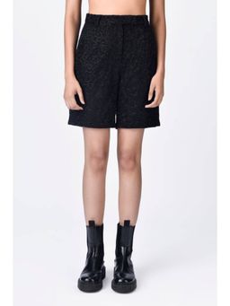 Genes Lecoanet Hemant - Black Crepe Shorts