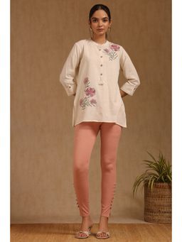 Soch - Pink Cotton Solid Pant
