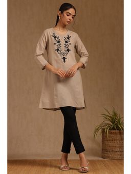 Soch - Womens Black Viscose Solid Ankle Length Pant