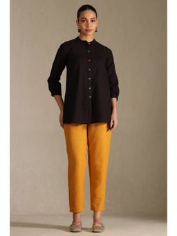 Soch - Womens Mustard Solid Pant