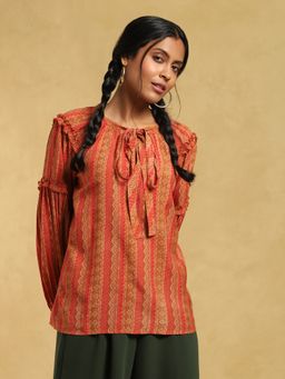 Ritu Kumar - Round Neck Full Sleeve Kurti
