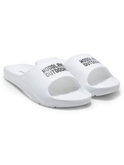 WOODLAND - Men's White Sliders