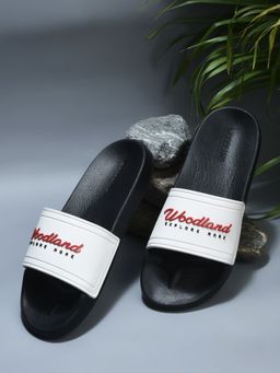WOODLAND - Men's White Sliders